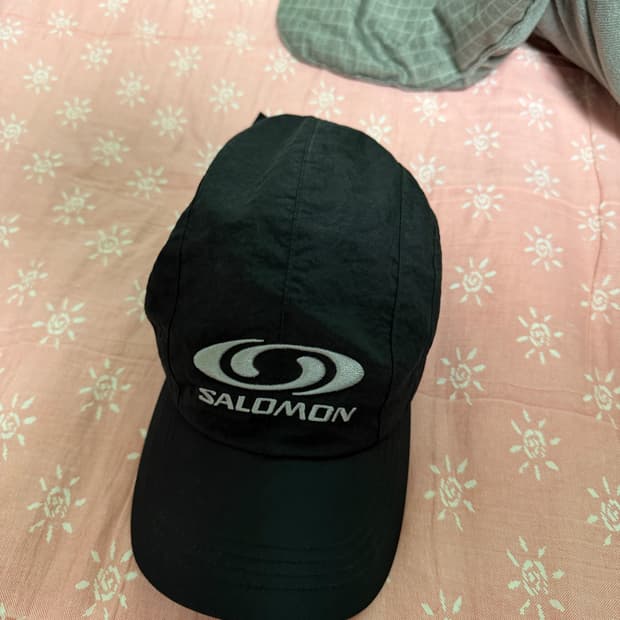 살로몬 링크 캠프 캡 블랙 새상품급 판매