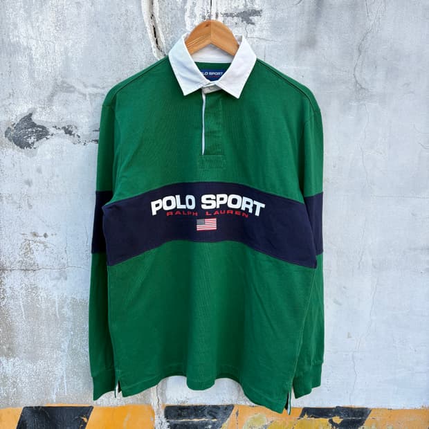 Polo 폴로 스포츠 럭비티 롱슬리브