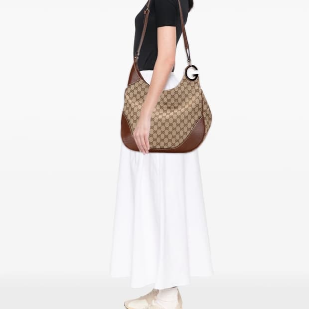 구찌 GG 캔버스 샬롯 미디엄 숄더백