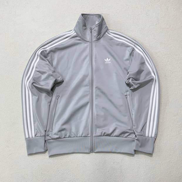 아디다스 파이어버드 그레이 실버 화이트 져지 집업 100