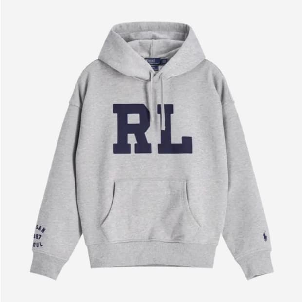 카시나 x 폴로 랄프 로렌 헤비 WT 플리스 그레이 XL사이즈