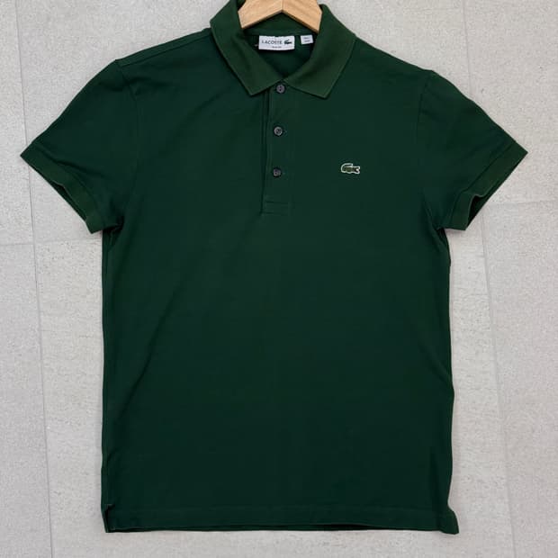 라코스테 폴로티 반팔티 딥그린 M(4) 