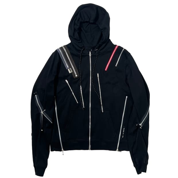 99%IS " NANJA " Multi Zip Hoodie (3)