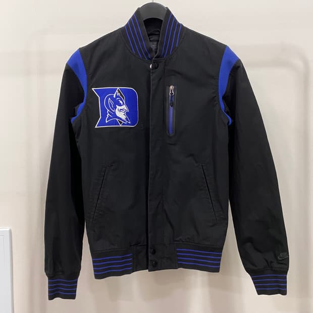 나이키 듀크 블루 데빌스 봄버 바시티 자켓