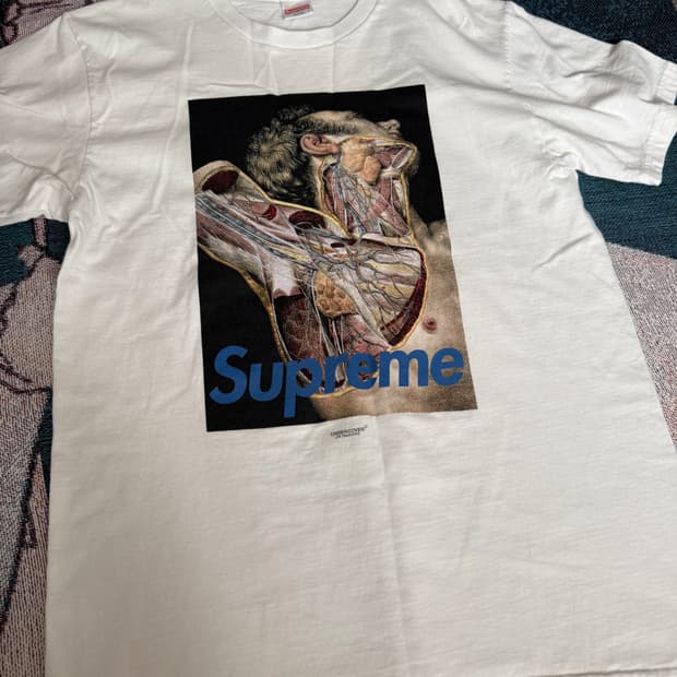 슈프림 언더커버 16FW 아나토미 해부 반팔