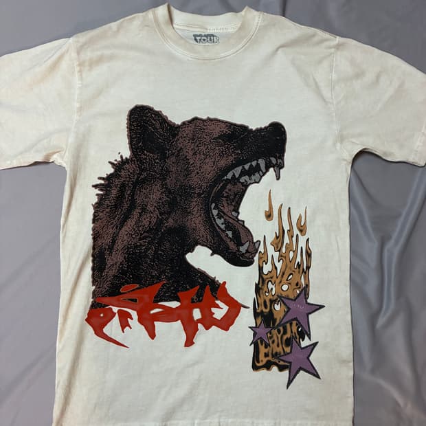 트래비스 스캇 내한 머천 반팔 m