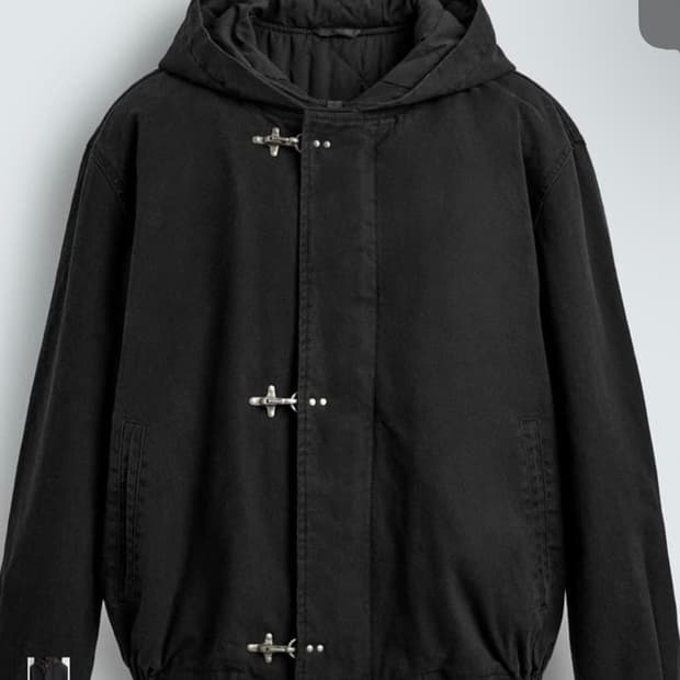 구매!!) 자라 토글 버튼 후드 점퍼