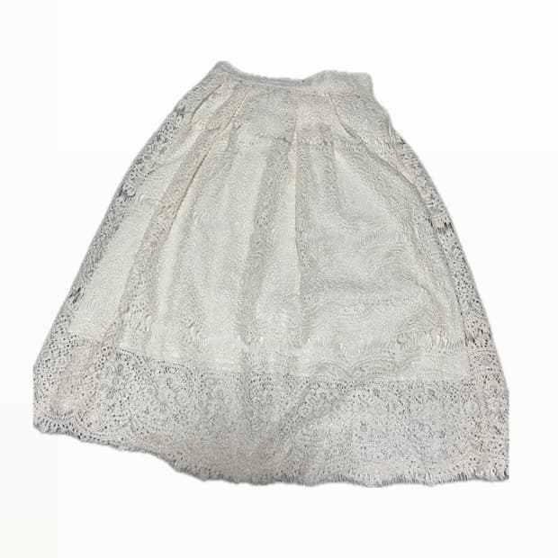 페어리 그런지 갸루 모리 하구미 빈티지 레이스 스커트
