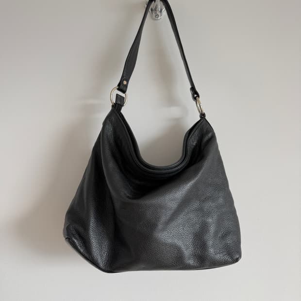 Pre owned 레더 호버 숄더백
