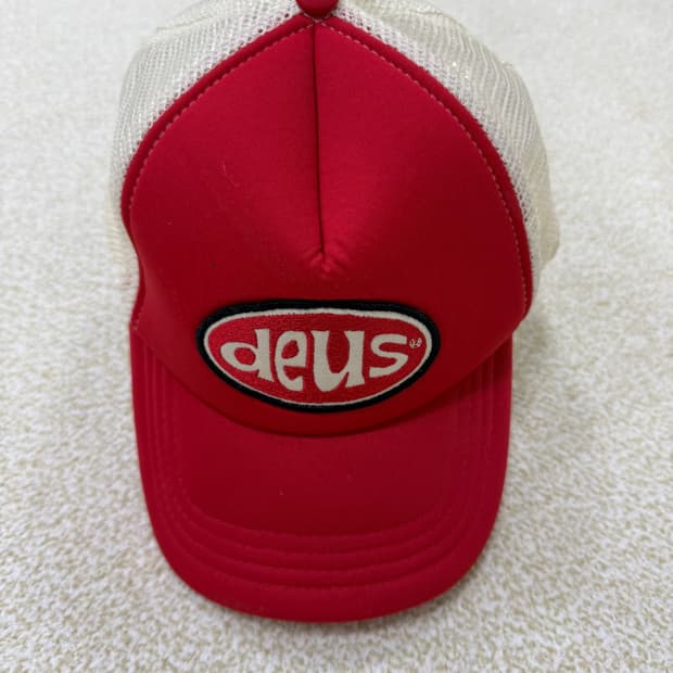F DEUS 레드 매쉬캡 0202T2