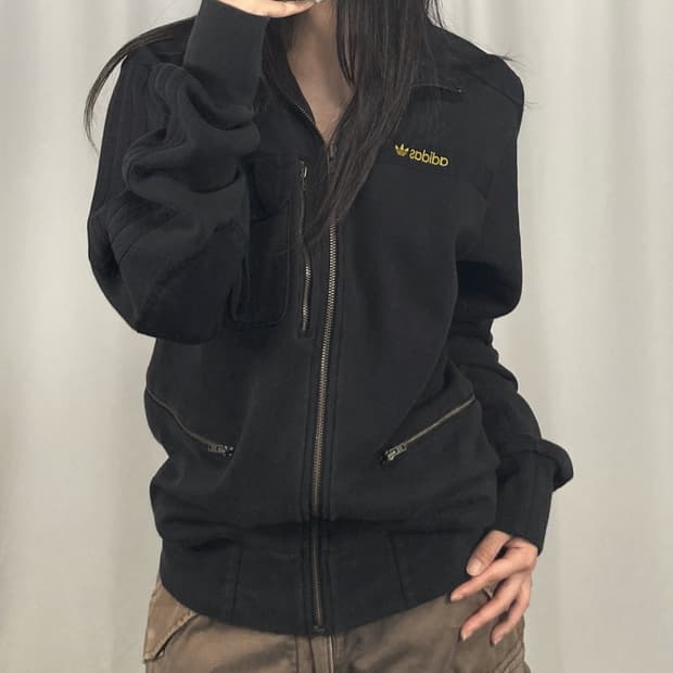 아디다스 구버전 올드스쿨 집업 자켓