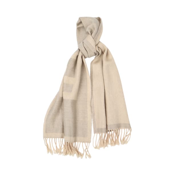 펜디 fendi 2-way FF 로고 울 머플러