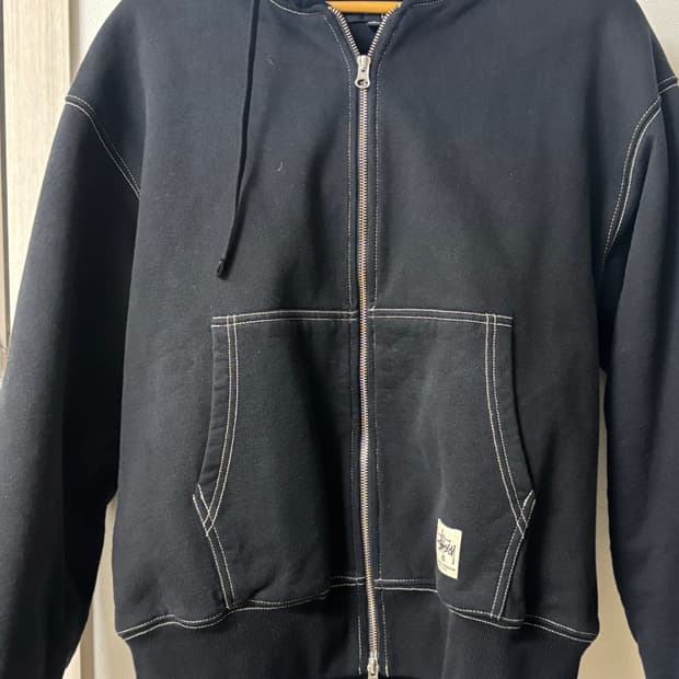 스투시 더블페이스 집업s