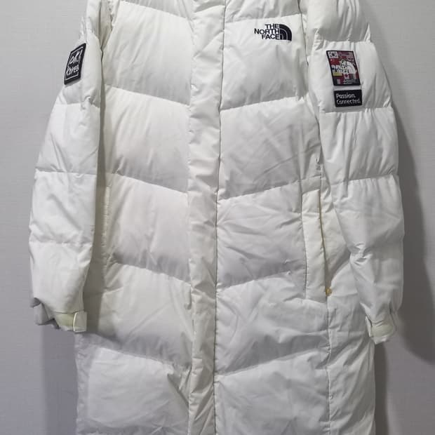 노스페이스 평창올림픽 코리아 거위털 구스 롱패딩 95/M