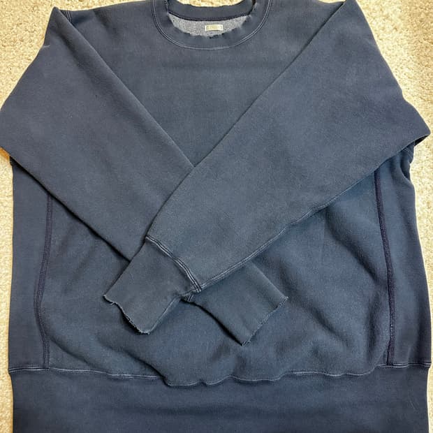 아프레쎄 빈티지 스웻셔츠 네이비 3