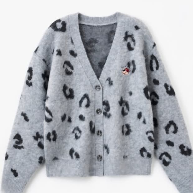 HELLO KITTY 헬로키티 레오파드 가디건 성인M 새상품