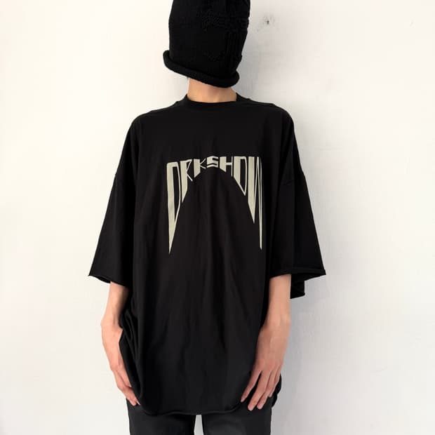 릭오웬스 DRKSHDW Tommy 오버핏 반팔 화이트