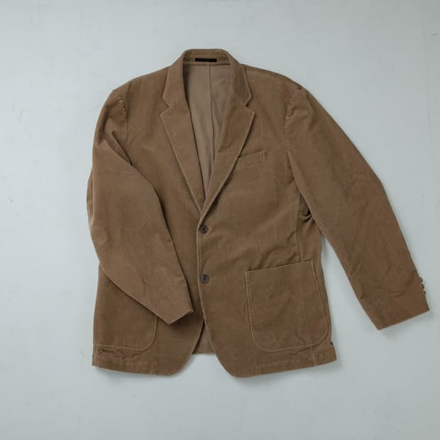 유니클로 코듀로이 투버튼 블레이저 XXL