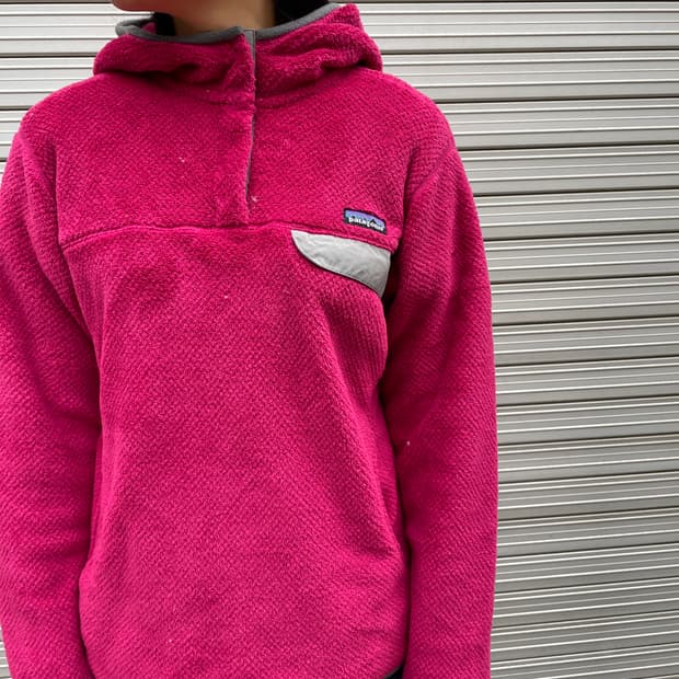 Patagonia Magenta Pink Hoodie Fleece