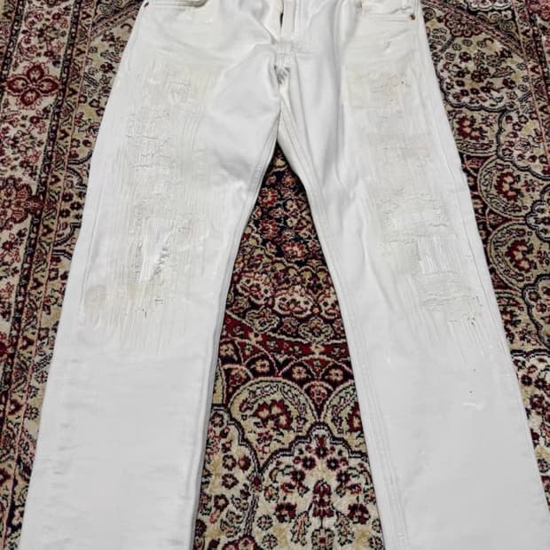 RRL SlimFit Distressed Jeans 30/30