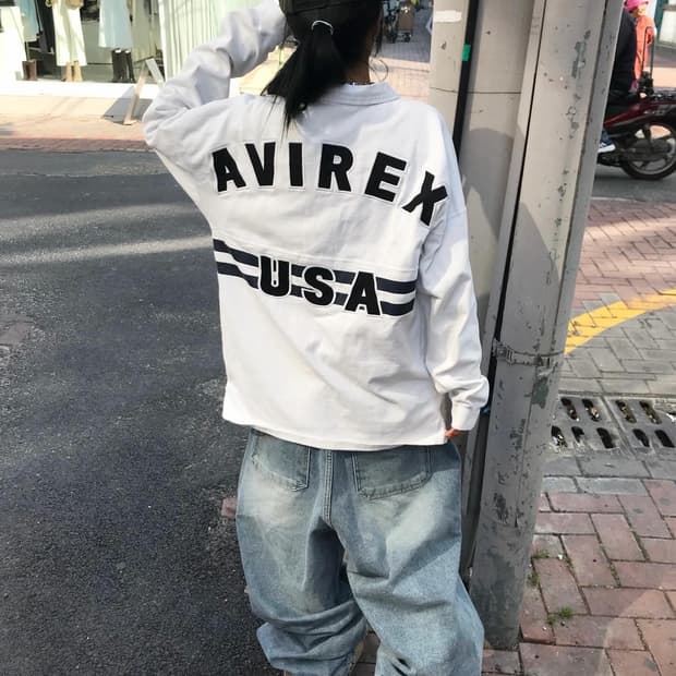 Avirex Embroidery Logo Patch PK L/S