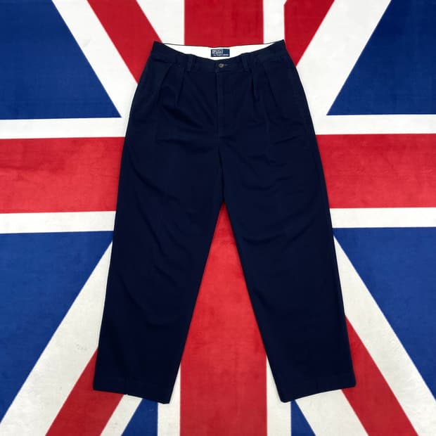 폴로 네이비 치노팬츠 32