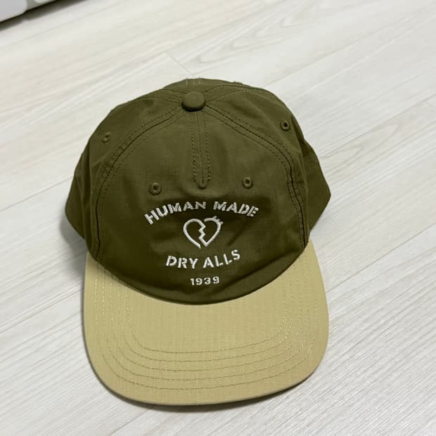 휴먼메이드 립스탑 캡 카키