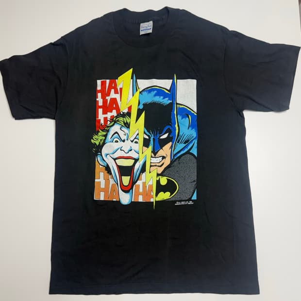 80's BATMAN&JOKER 배트맨 빈티지 티셔츠 오피셜