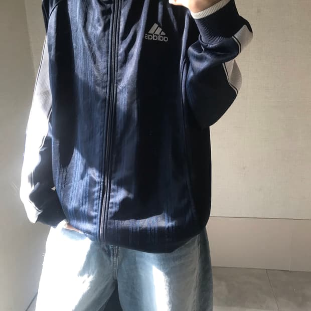 아디다스 00s 네이비 져지