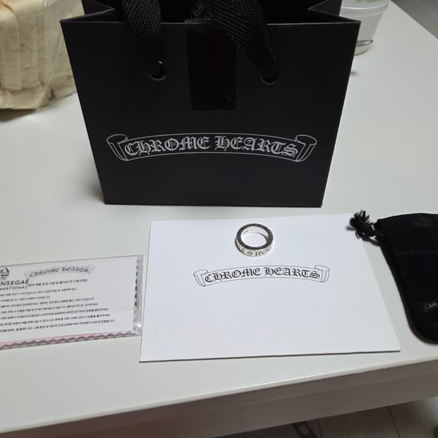 크롬하츠 퍽유링 US65사이즈(국내 13사이즈) 중고