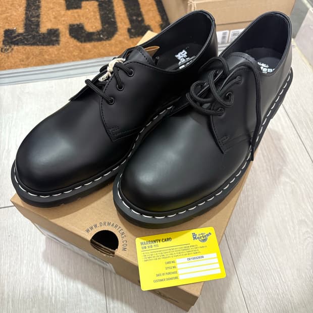 [290] 닥터마틴 1461 WS 블랙 스무스