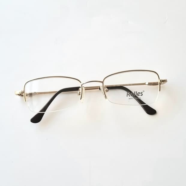 데드스탁 긱시크 사각쉐입 골드컬러 안경테