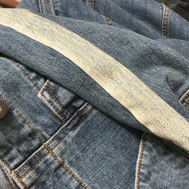 에비수 데님자켓