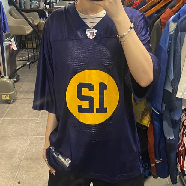 [NO.9] NFL 풋볼 져지 반팔티 네이비
