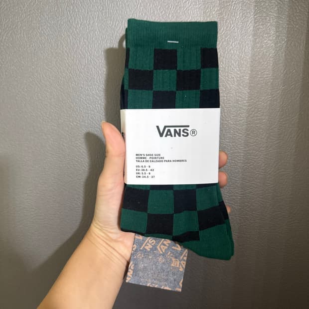 반스 vans LX PRIMARY 체크 양말 삭스