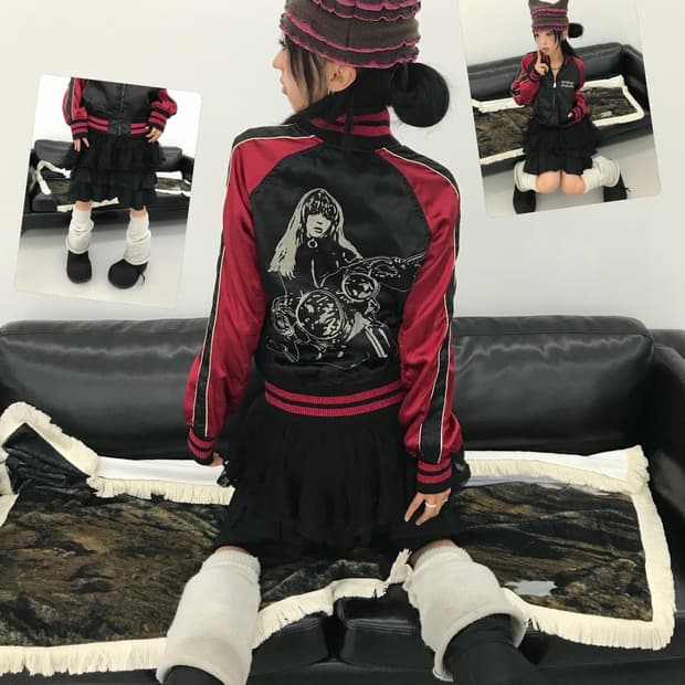 Hysteric Glamour Silver Embroidery Suk