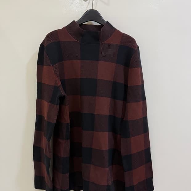 COS 코스 체크 패턴 맨투맨(정품)