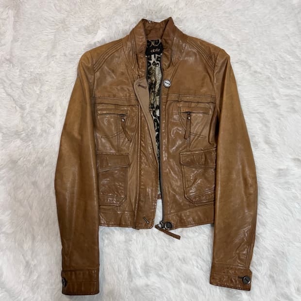 lambskin sand rider jacket