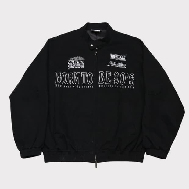 [L] 1993스튜디오 빈티지 코튼 트윌 바이커 자켓