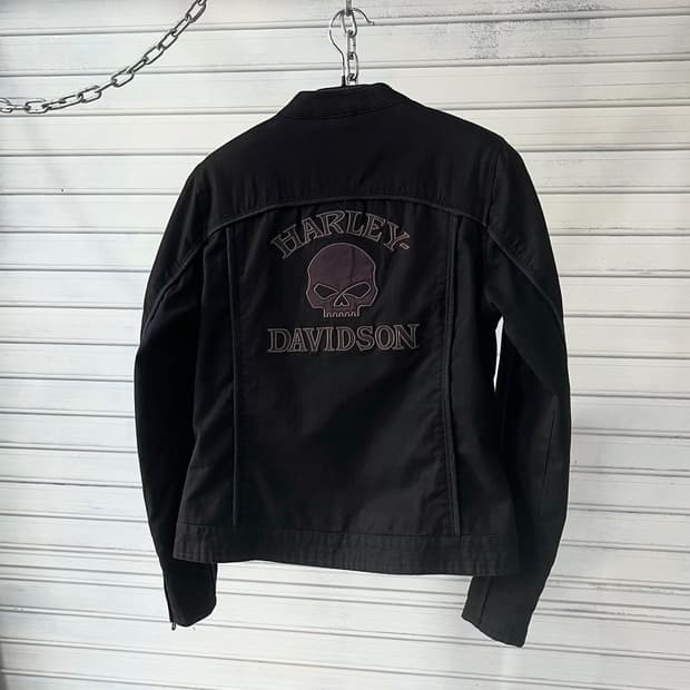 Harley Davidson skull biker jacket