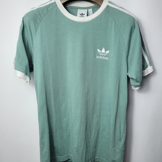 아디다스 파이어버드 링거티 반팔 민트 카키