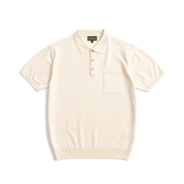 (L) 부기홀리데이 11 KNITTED POLO SHIRT 크림