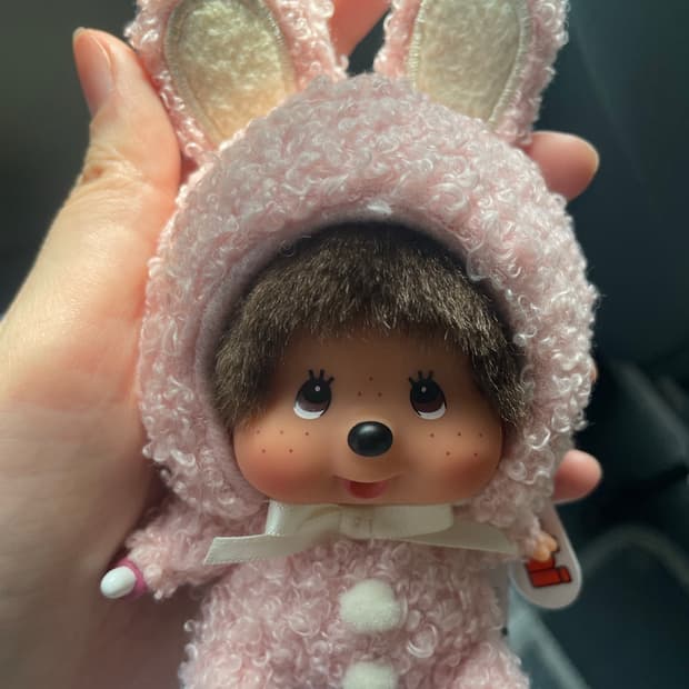 [새상품]모코모코 바니 몬치치 토끼 몬치치 키링 키체인