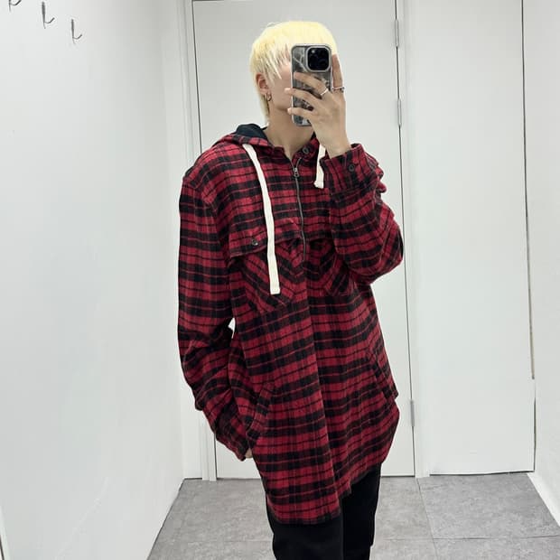 Polo Ralph Lauren red check hood jacket