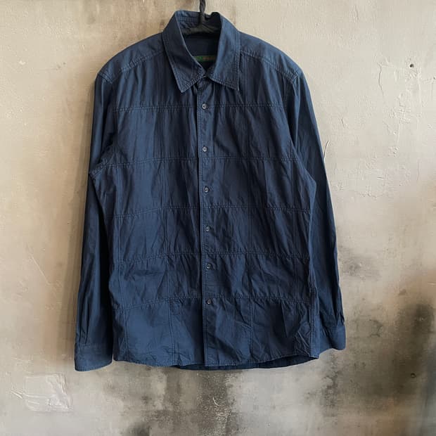 케이시 비달렝크 그리드 스티치 셔츠