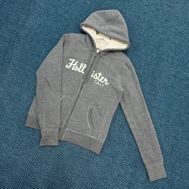 [여성L] 홀리스터 양털 후드집업