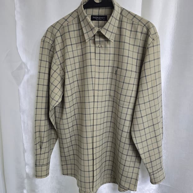 YSL 입생로랑 체크 셔츠 (1961)