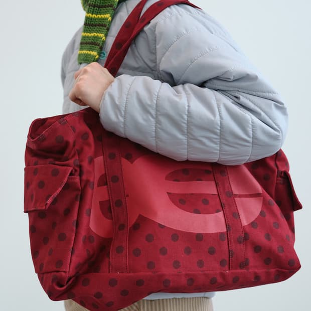 엔조블루스 레드 도트백 