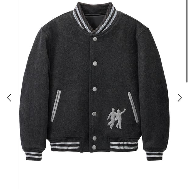 Stu 앰브로더리 패디드 봄버 바시티