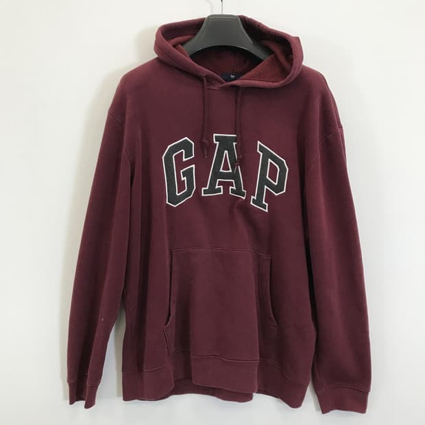 GAP 갭 버건디 후드 [L]
